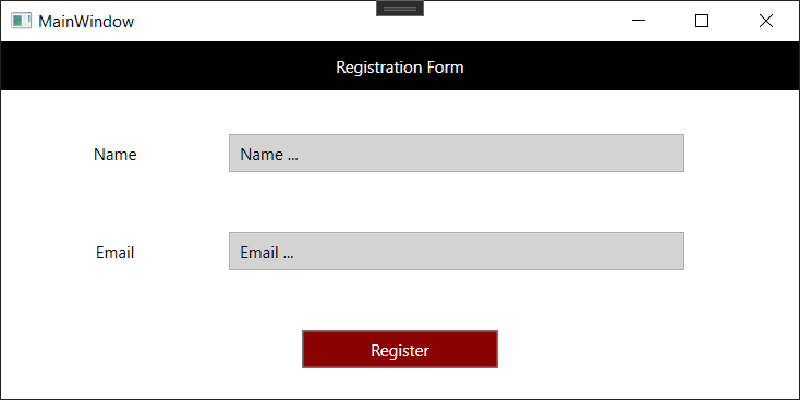 Demo Registration